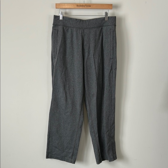 Lululemon Mens Kung Fu Pant Charcoal Gray Pockets Wide Leg Athleisure Sz L - Picture 2 of 12
